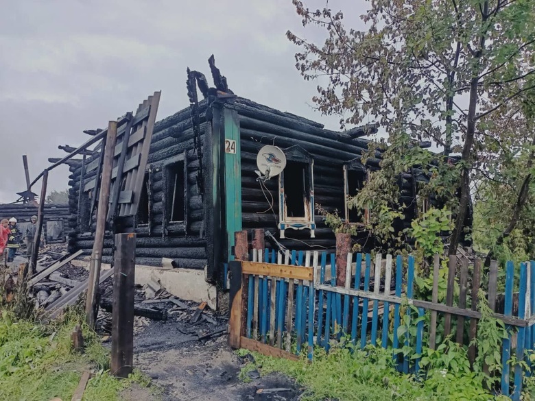 Власти: один из детей пытался спасти родных из горящего дома в томском селе Колбинка