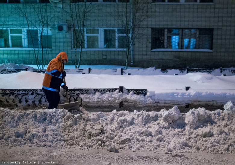 Кляйн: томичи больше всего жалуются на плохую уборку снега во дворах