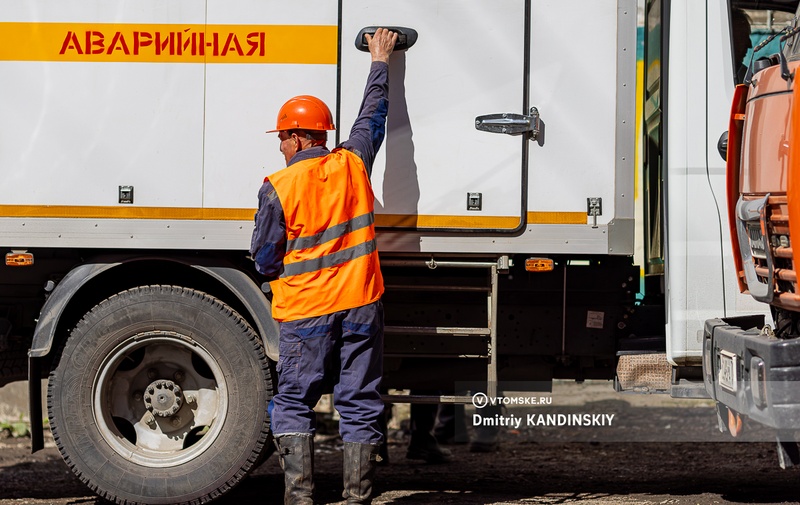 Десять домов остались без горячей воды в Томске из-за ночного порыва