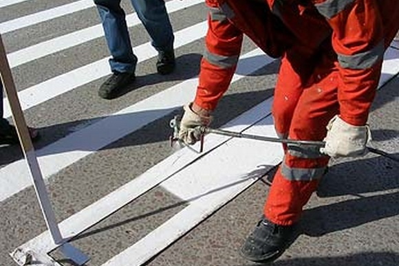 Завтра на проспекте Кирова появится пластиковая разметка