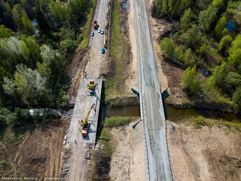 С октября рабочие начнут испытание нового моста через Итатку в Томской области