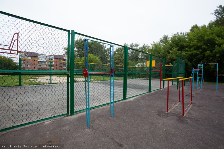 Новые спортивные площадки установят в 54 дворах Томска