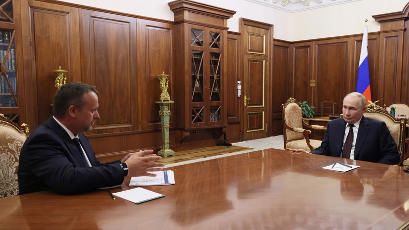Владимир Путин и Андрей Никитин