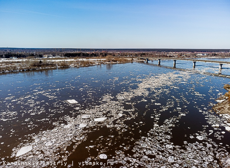 Дыхание весны: как Томск встретил ледоход