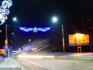 Часть новогодней иллюминации останется на улицах города