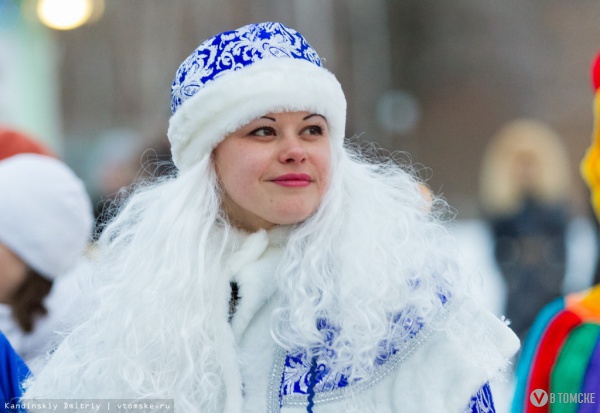 Снегурочка и скоморохи поздравят пассажиров троллейбусов Томска