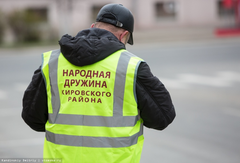 Более 1 млн руб потратили районы Томской области на работу дружин в 2022г