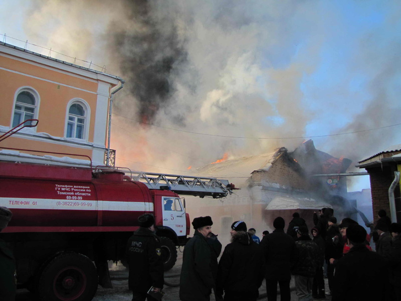 Пожар на Войкова ликвидирован (фото)
