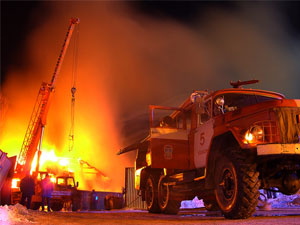В Стрежевом в пожаре погиб мужчина