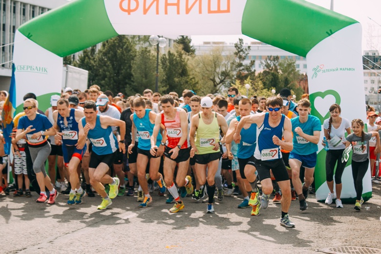 Бежим вместе: «Зеленый марафон» Сбербанка приглашает участников