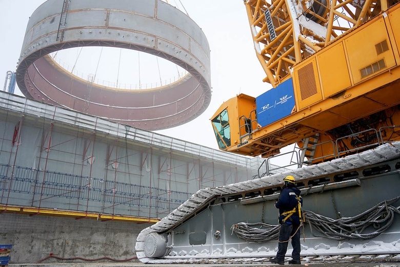 В Северске начался монтаж реактора БРЕСТ-300