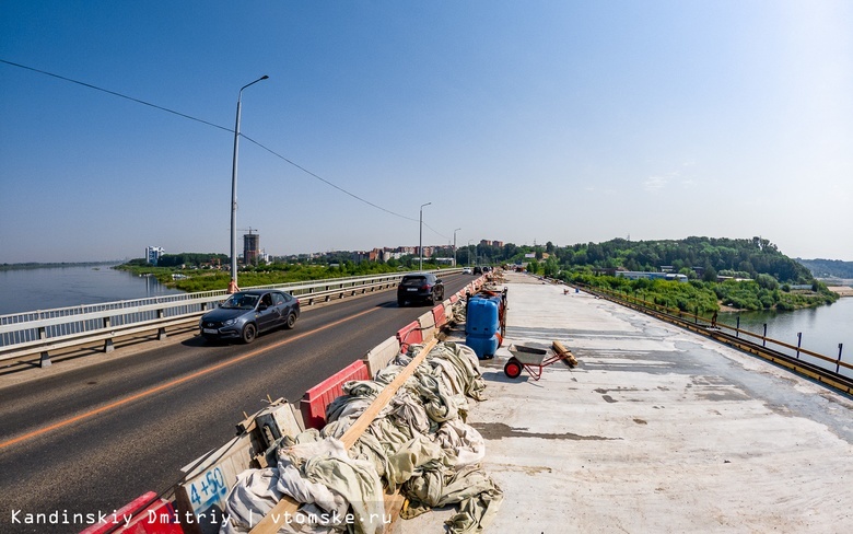 Грузовики сутки не смогут ездить по Коммунальному мосту Томска