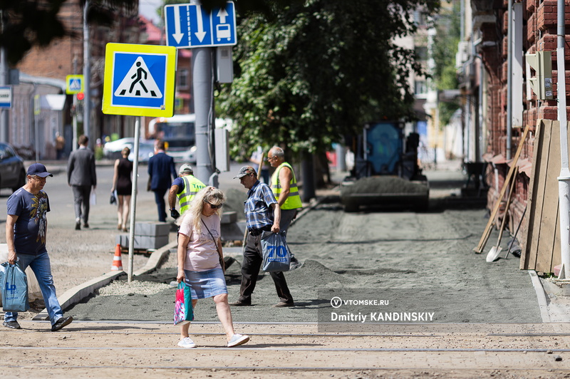 Власти будут искать нового подрядчика для ремонта 5 улиц Томска по нацпроекту
