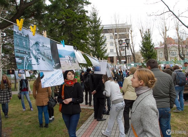 В Томске прошла фотовыставка под открытым небом (видео)