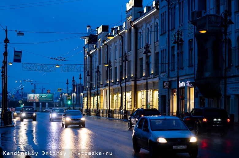 Томск намерен починить более 90 сломанных фонарей на Ленина к Новому году