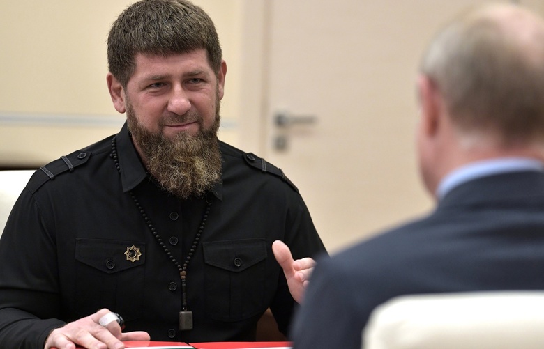 Встреча Владимира Путина с Рамзаном Кадыровым в августе 2019 года