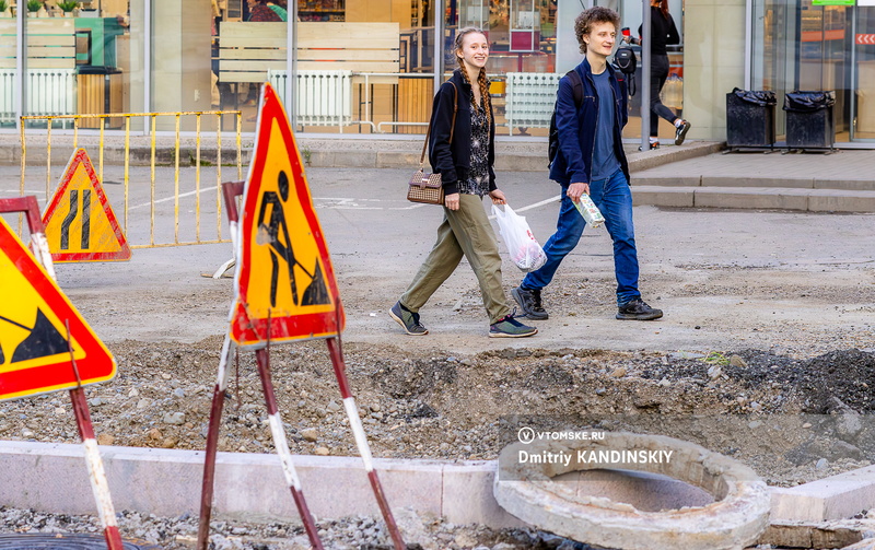 Все раскопано: ул.Киевскую в Томске не успеют отремонтировать до конца лета