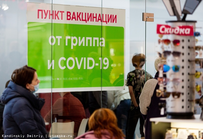 Пункты вакцинации от COVID будут открыты в Томске с 30 октября по 7 ноября