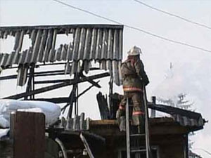 В Каргаске при пожаре погиб пожилой мужчина