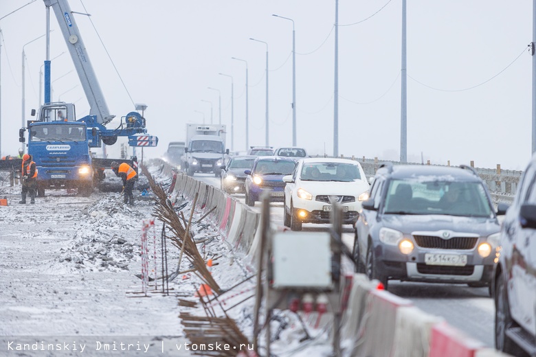 Власти: ситуацию на Коммунальном мосту Томска удалось стабилизировать