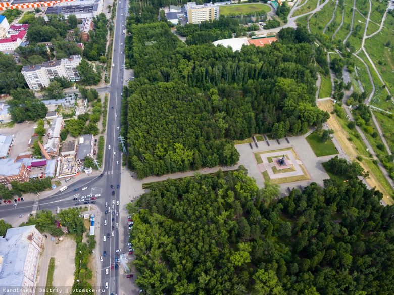 Томичи предложили построить в Лагерном саду трассу для даунхилла и лодочную станцию