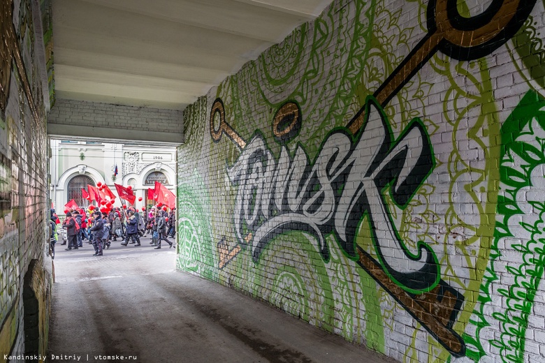 Граффити «Томск глазами птиц» появится в центре города