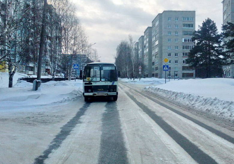 В Северске маршрутка сбила пенсионерку на пешеходном переходе