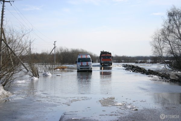 Дороги в Эуште освободились от воды