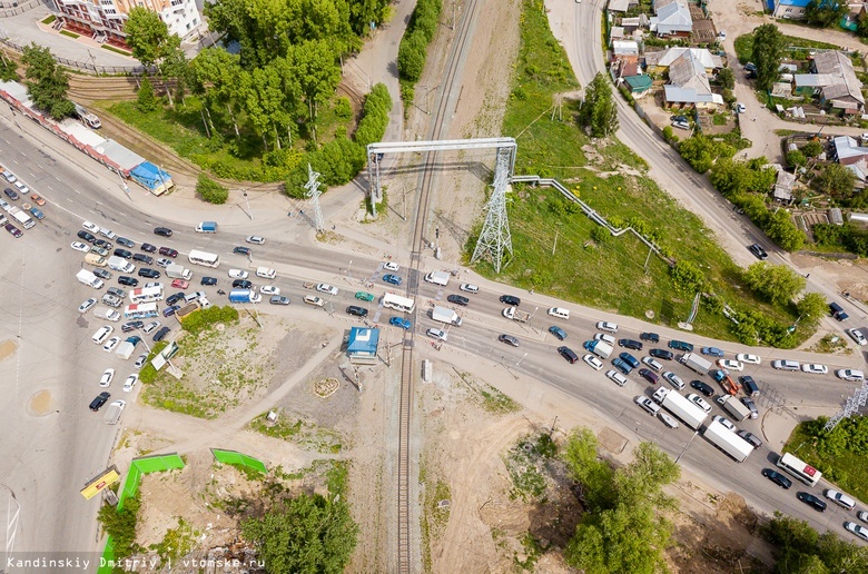 Движение у Мокрушинского переезда в Томске перекроют на 3 дня