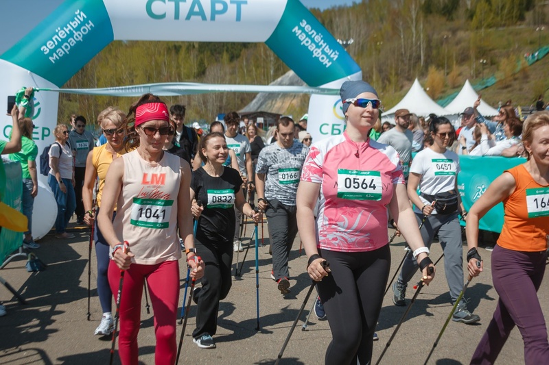 Около 10 тыс сибиряков зарегистрировались на «Зеленый марафон»