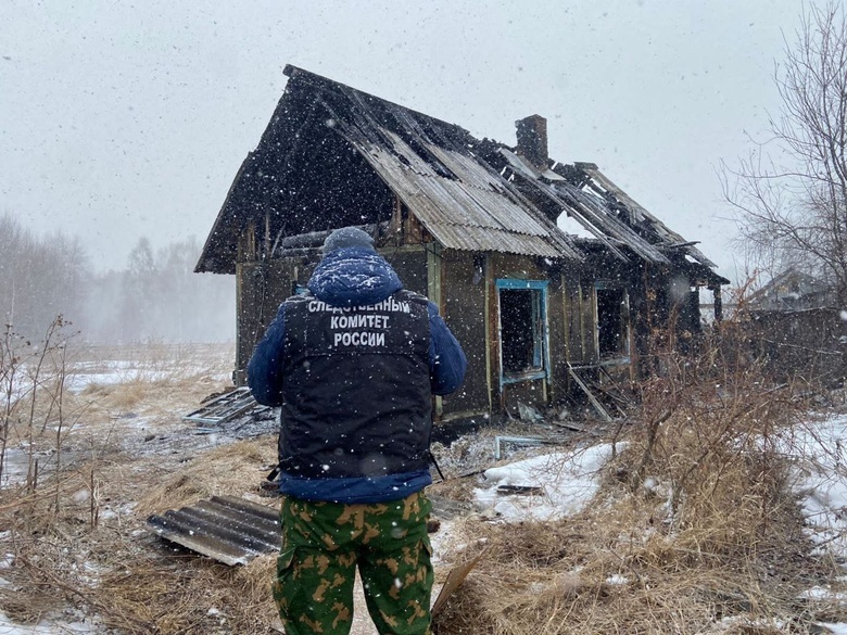 Задержан мужчина, подозреваемый в убийстве женщины, чье тело нашли после пожара в томском селе