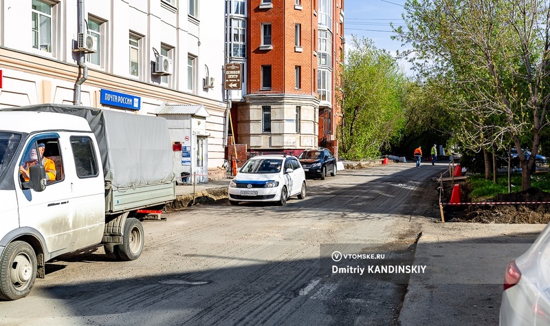 Улицу Белинского в Томске отремонтируют не полностью