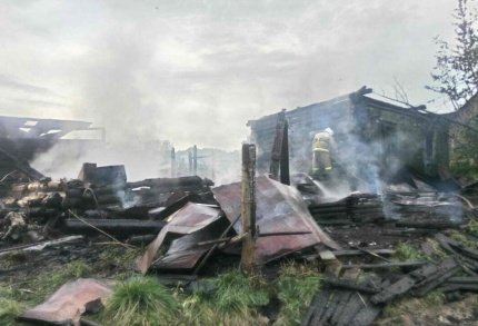 МЧС: непотушенная сигарета могла стать причиной пожара с тремя погибшими в томском селе