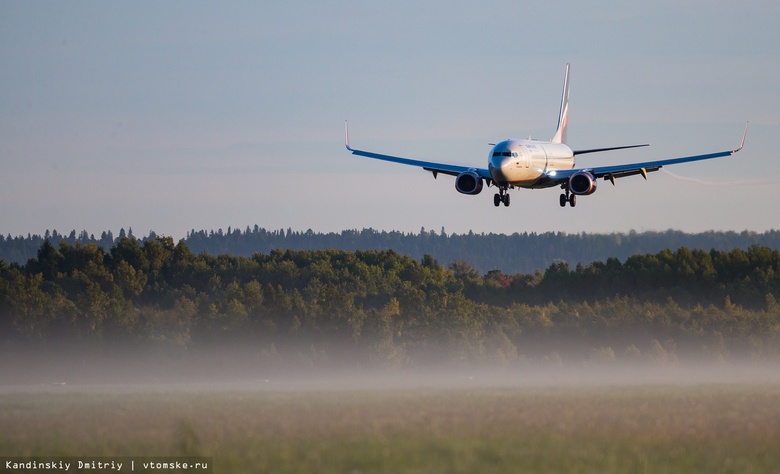 Прибытие в Томск 3 самолетов из Москвы задерживается из-за тумана