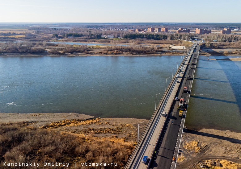 Власти рассказали, как проходит капремонт на Коммунальном мосту Томска
