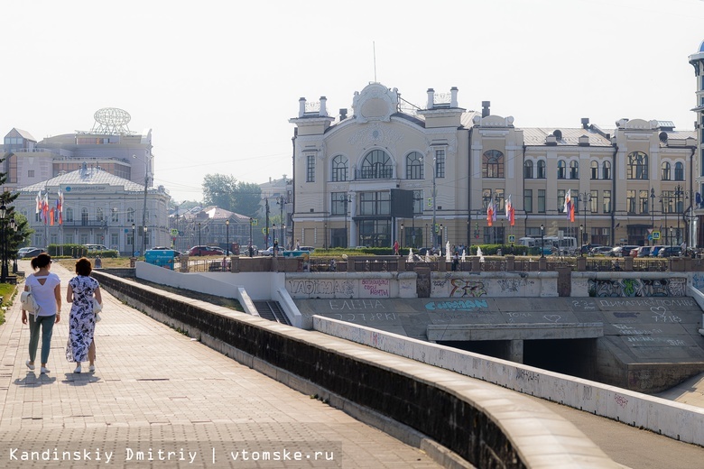 Подпорные стенки вдоль реки Ушайки очистили от надписей. Скоро здесь появится мурал