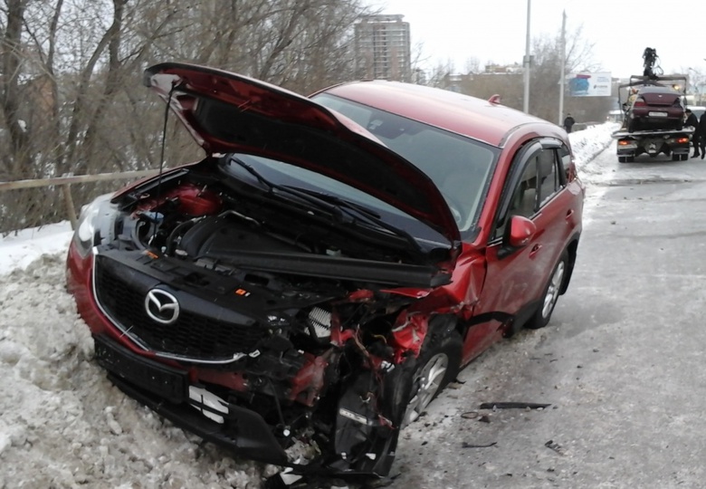 В ДТП на Красноармейской пострадал водитель Daewoo