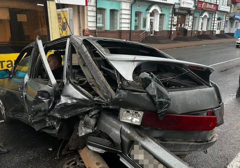 ДТП с тремя легковушками и троллейбусом произошло в центре Томска