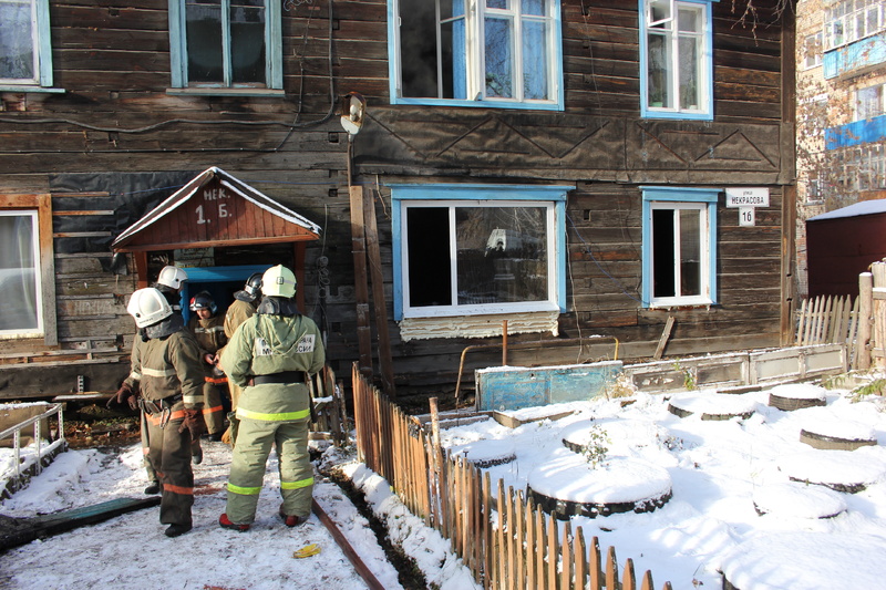 Причиной пожара на Бердской, 11, возможно, был поджог