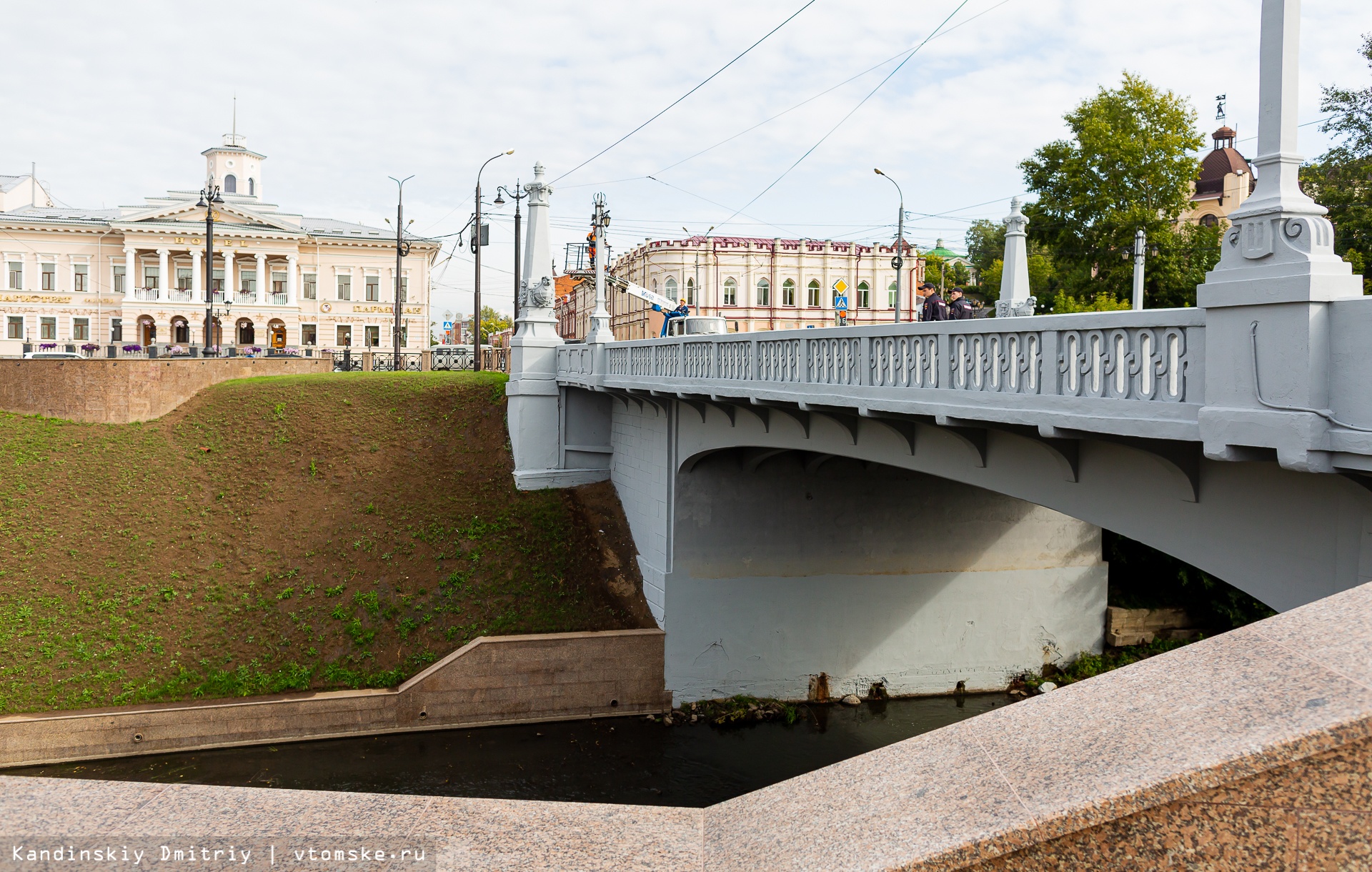 Зубной мост Томск Набережная реки Томи
