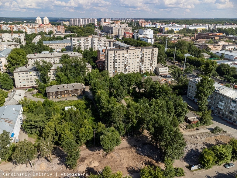 Новый жилой квартал хотят построить на месте снесенных домов в южной части Томска