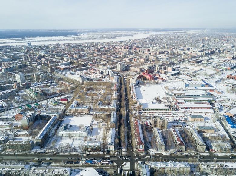 В томске ру. Фото с Левобережья Томск.