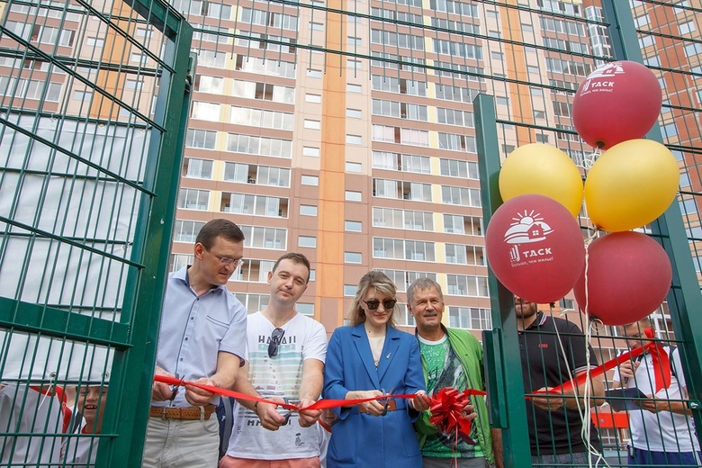 Первая футбольная тренировка прошла на новом поле в Южных Воротах