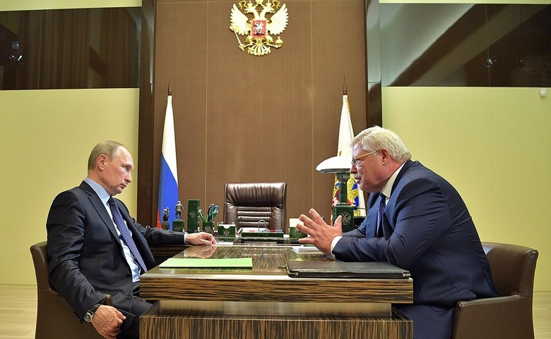 Встреча Владимира Путина и Сергея Жвачкина, 2017 год