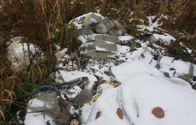 Свалку медицинских отходов нашли активисты ОНФ в лесном массиве у «Томскнефтехима»