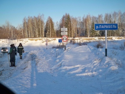 В Парабельском районе Томской области закрыли первую ледовую переправу