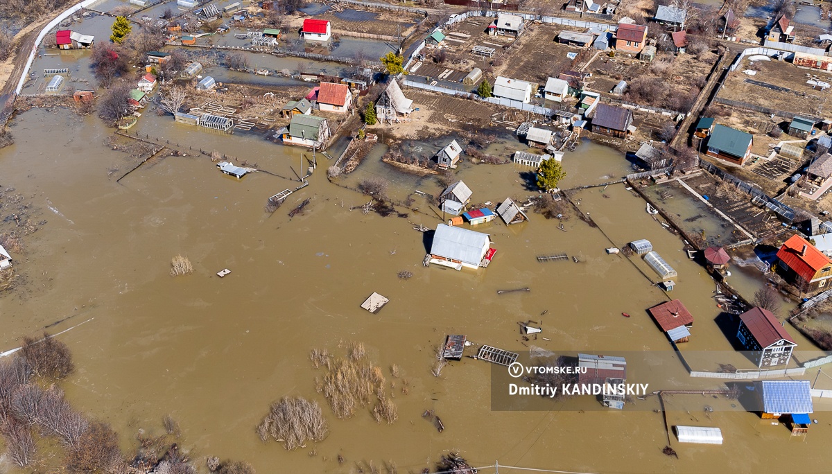 Большая вода отступает? Что происходит на левобережье Томска после разлива  реки | 17.04.2024 | Томск - БезФормата