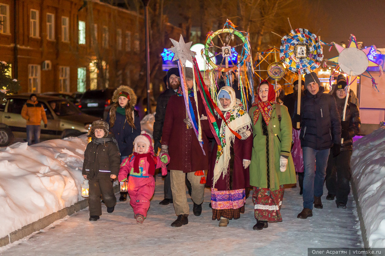 Рождество в Томске отметят шествием, колядками и киновикториной