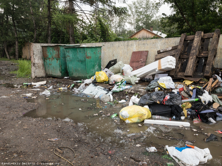 Жители томского поселка платили за вывоз мусора, который не выполнялся