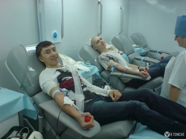 Сегодня томичи могут стать «мобильными» донорами крови